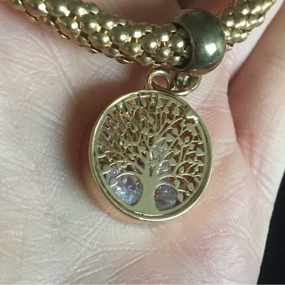 Tree of Life Golden Copper Tone Bracelet - Picture 3 of 7